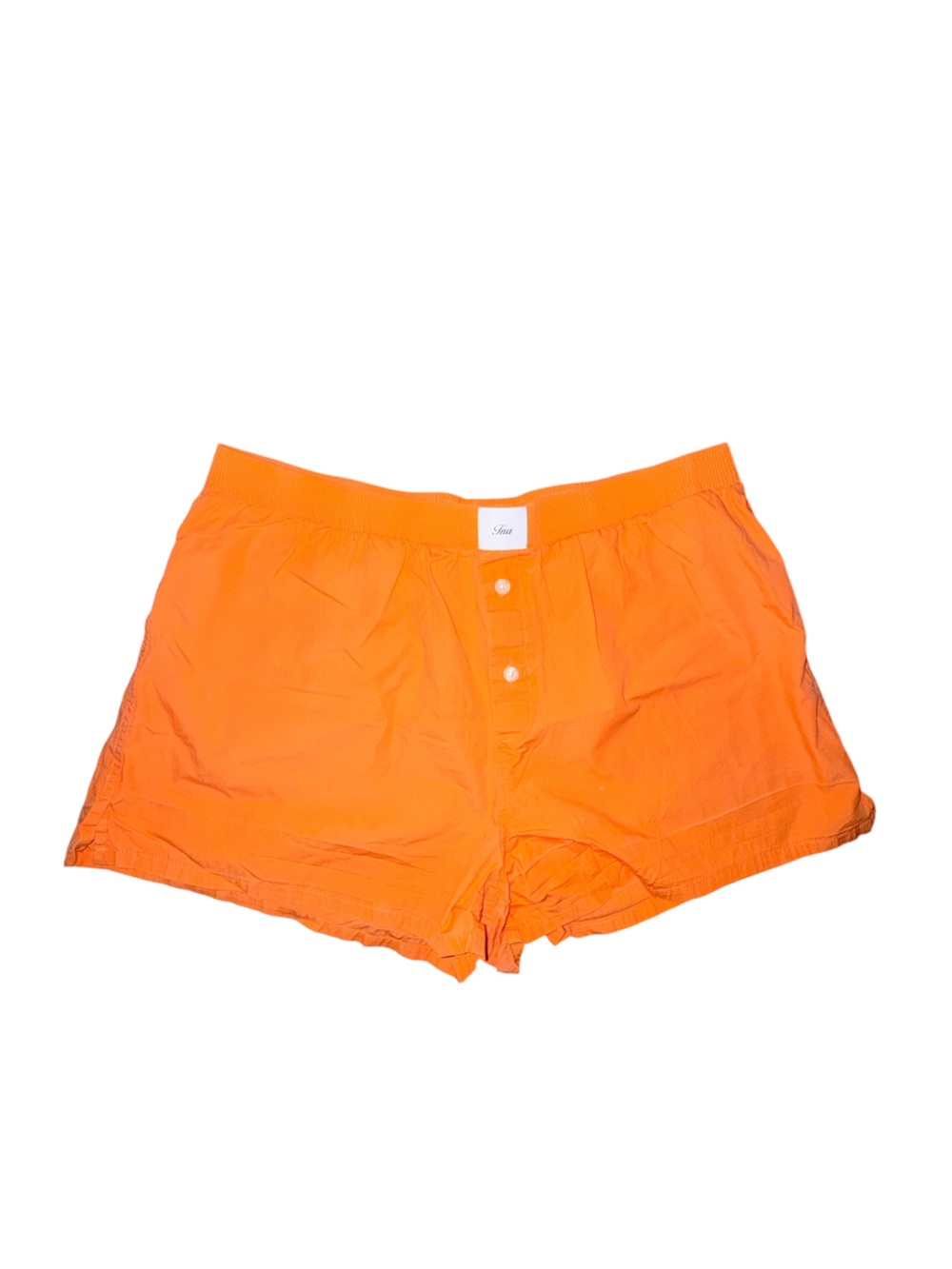 Aritzia TNA Women’s boxer short. Size Large. Orange. Like New.
